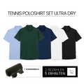 TENNIS POLOSHIRT SET ULTRA DRY [2 BEZAHLEN 5 ERHALTEN] + SONNENBRILLE