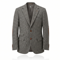 Luxury Herringbone Tweed Blazer