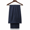 Berkeley Navy Wool-Blend Trousers