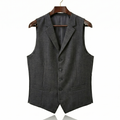 Mayfair Charcoal Wool-Flannel Waistcoat
