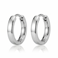 Mayfair Minimalist Stainless Steel Hoop Earrings