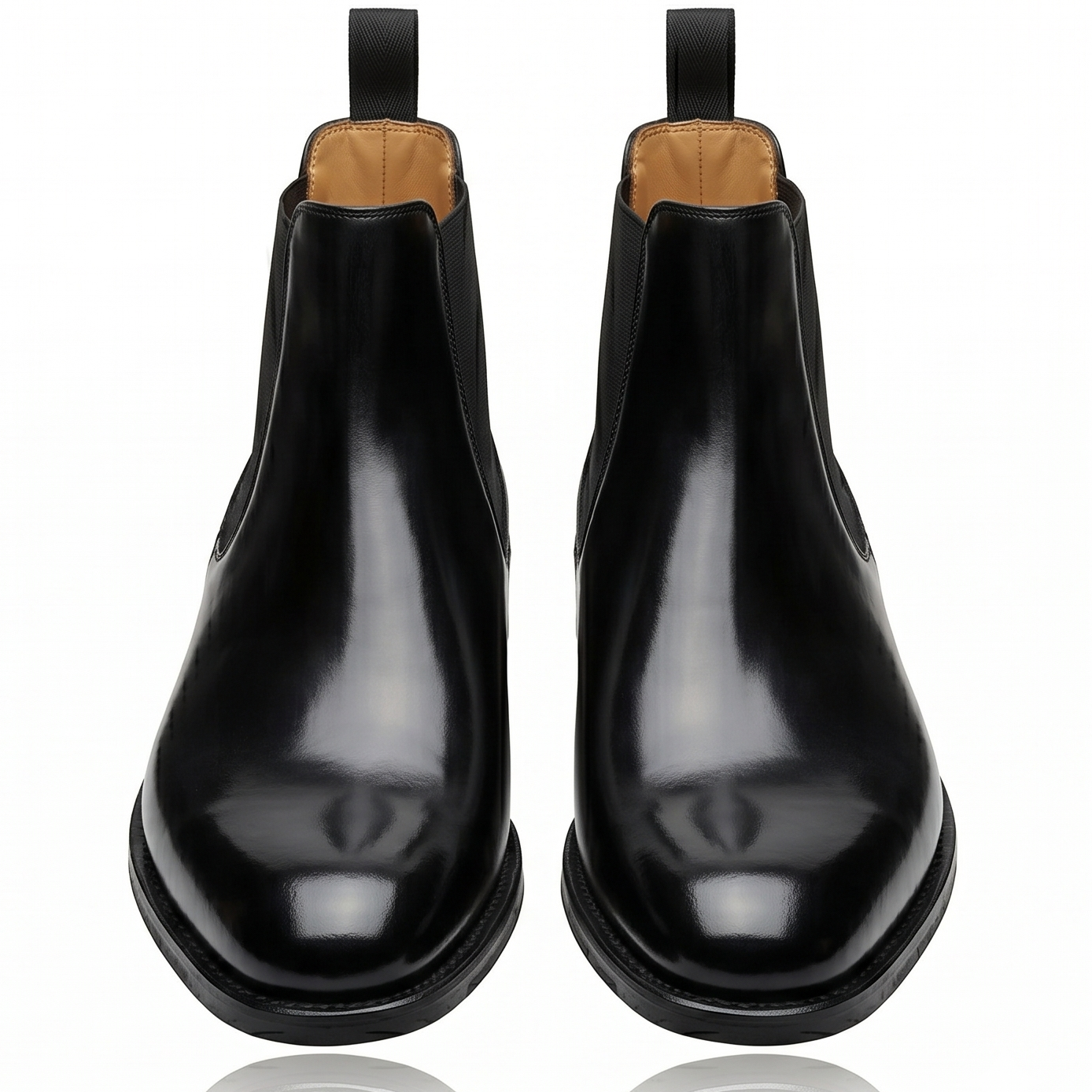 Belgravia Polished Leather Chelsea Boots